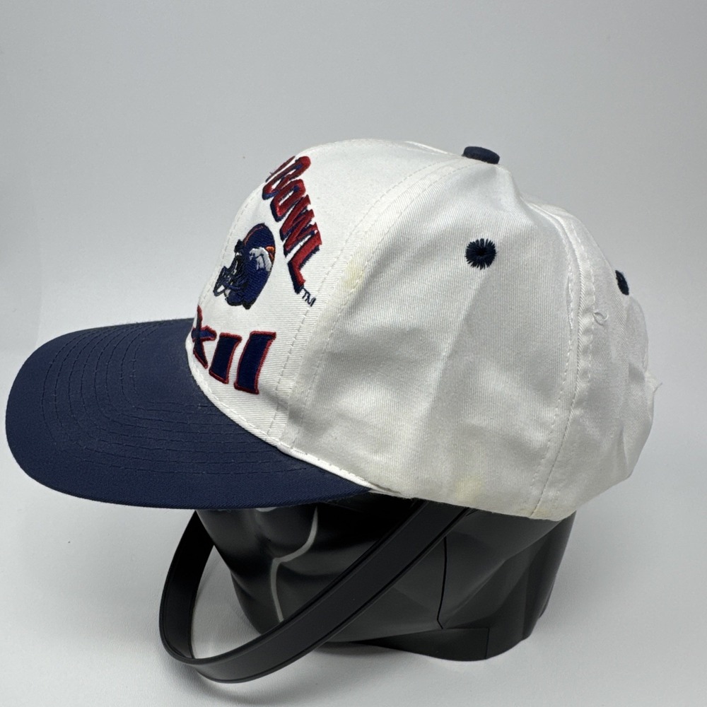 Vintage Super Bowl XXXII 1998 Broncos vs Packers Logo7 Snapback‎ Hat Cap - Picture 3 of 14